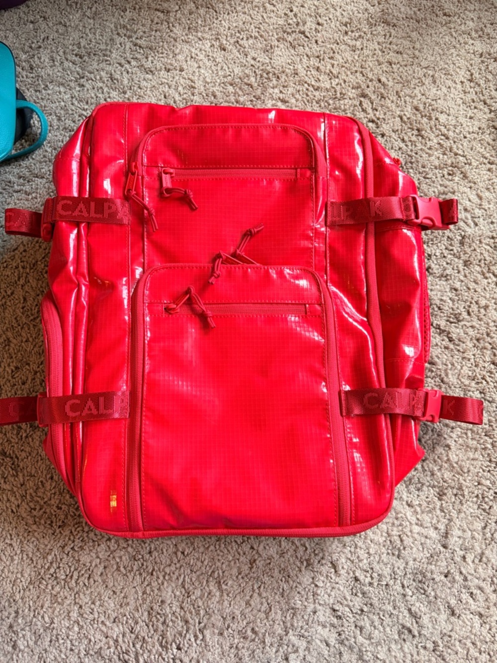 Calpak Terra 26L Laptop Duffel Backpack in Flame